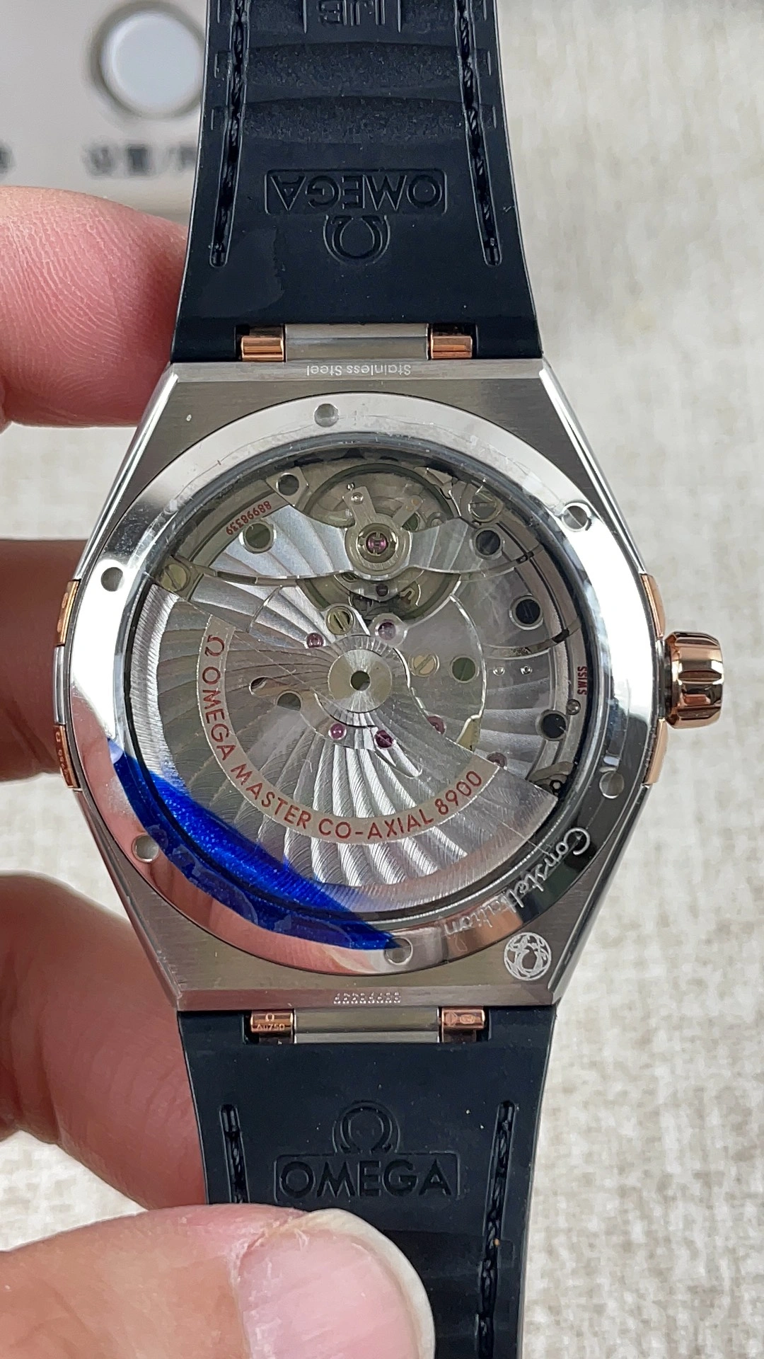 CBD Factory Omega Constellation 41mm Two-Tone Sedna Gold Black Ceramic Bezel Silk Dial (131.23.41.21.06.002) 1:1 Super Clone – DD8900 Movement Snug 314